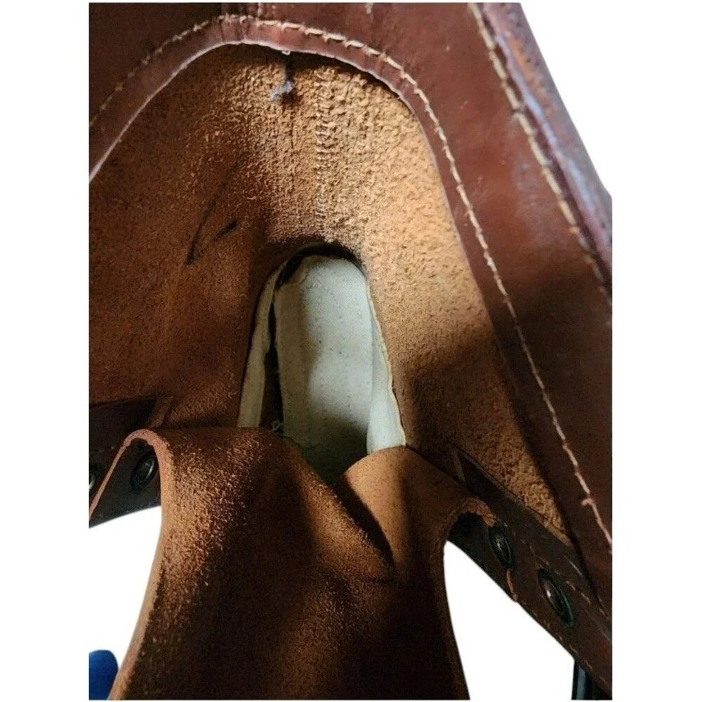 WWII Paratrooper Boots Corcoran Brown Leather Jump Boots M 7 W 9 Handmade